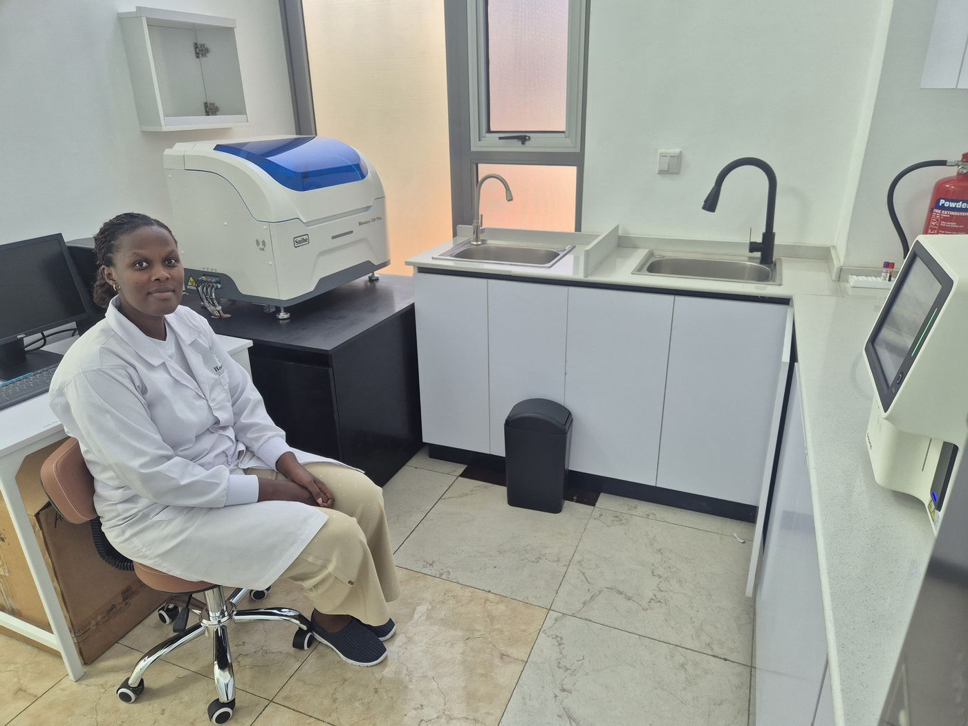 On-site laboratory at Leo Heart Clinic